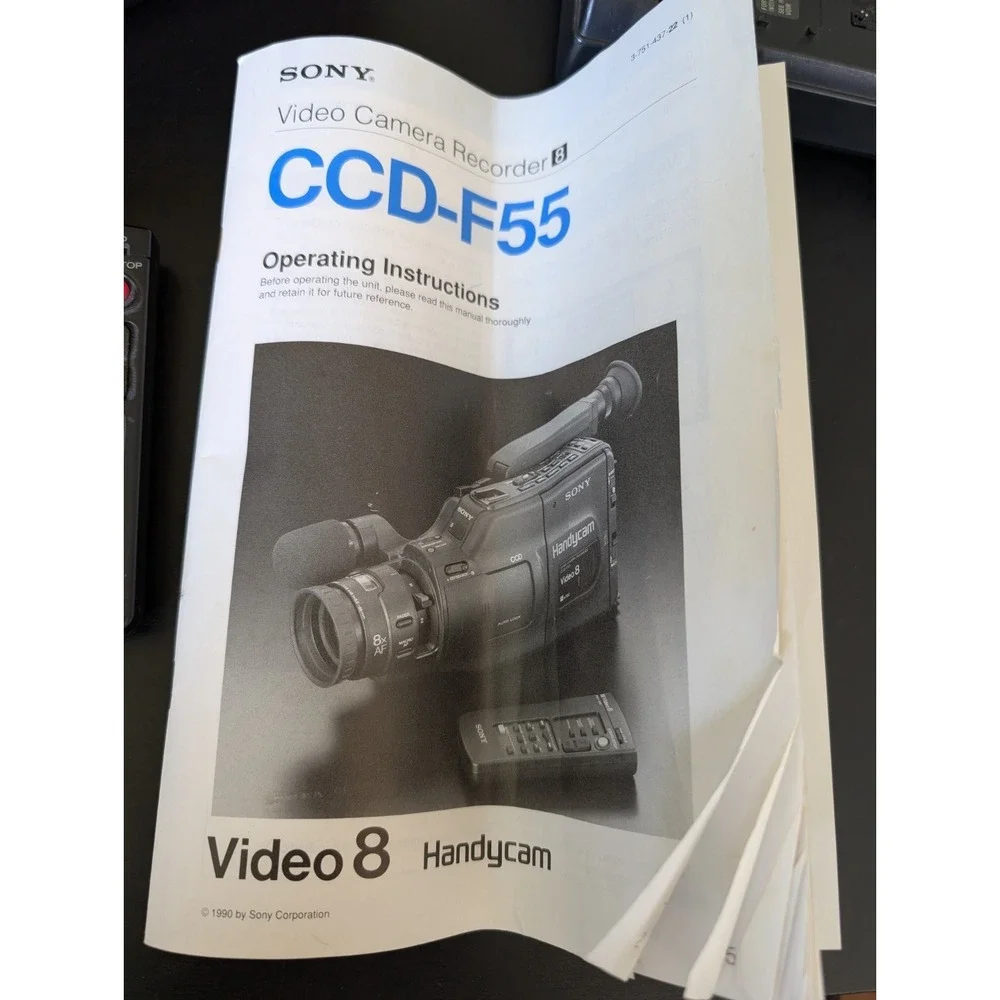 Sony Handycam CCD-F55 Camcorder & Accessories Chargers‎ UNTESTED